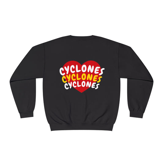 Iowa State Hearts Crewneck Sweatshirt