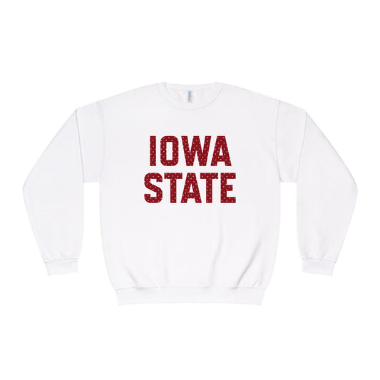 Iowa State Polka Dot Crewneck Sweatshirt