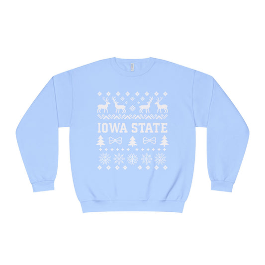 Iowa State Ugly Sweater Crewneck Sweatshirt