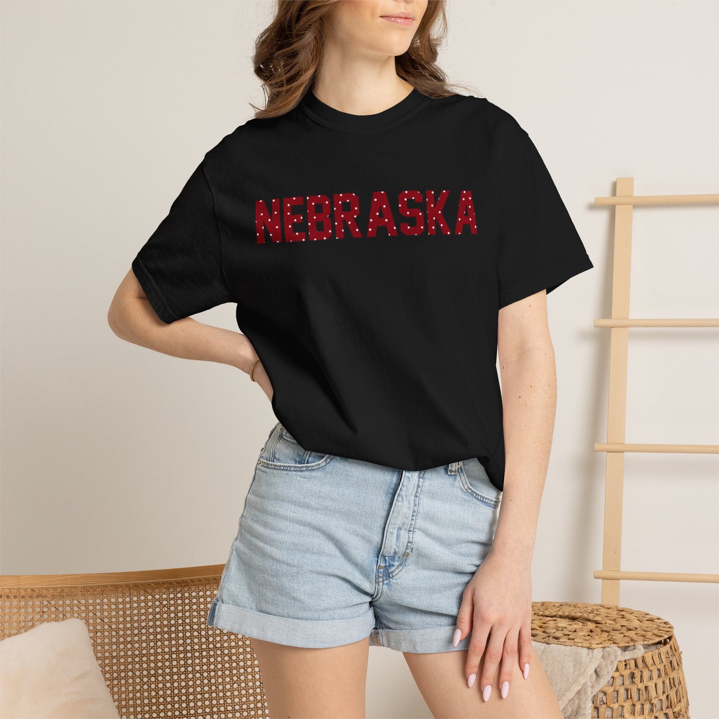 Nebraska Polka Dot Tee