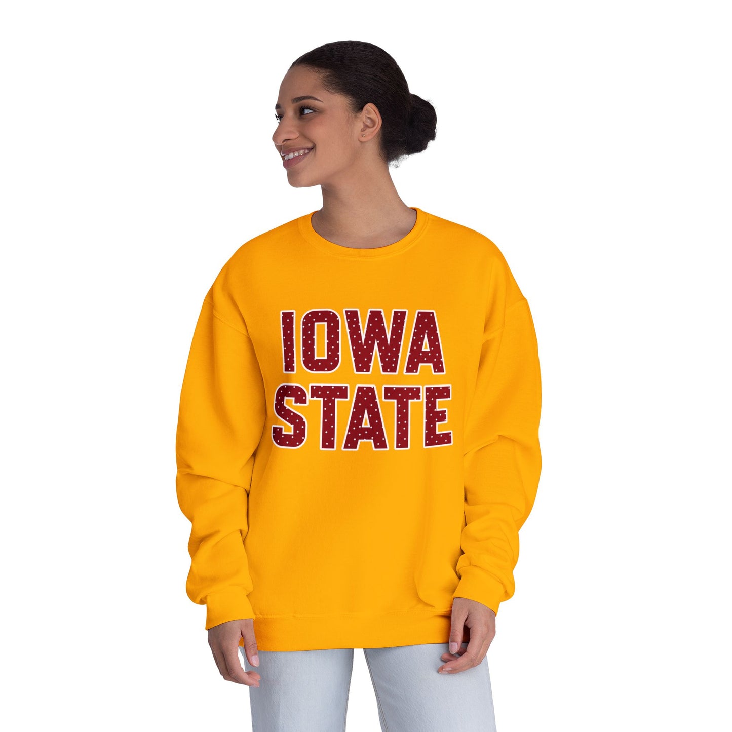 Iowa State Polka Dot Crewneck Sweatshirt