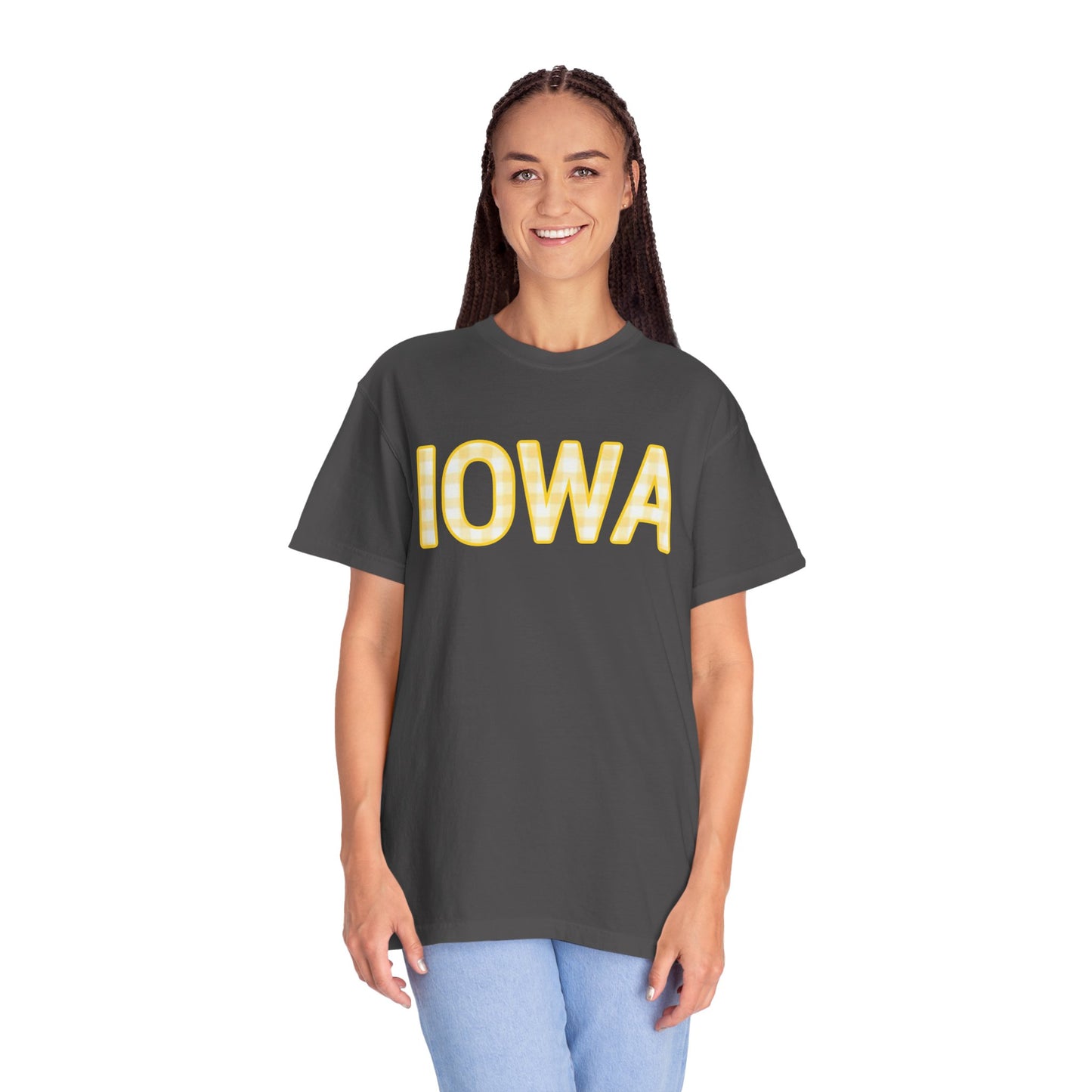 Iowa Gingham Tee