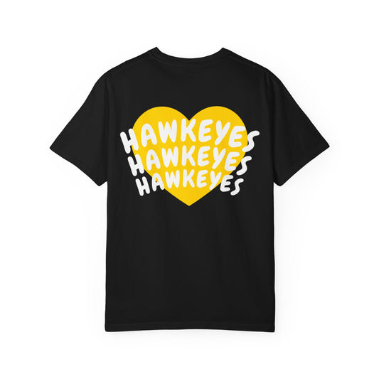 Iowa Hawkeyes Hearts Tee