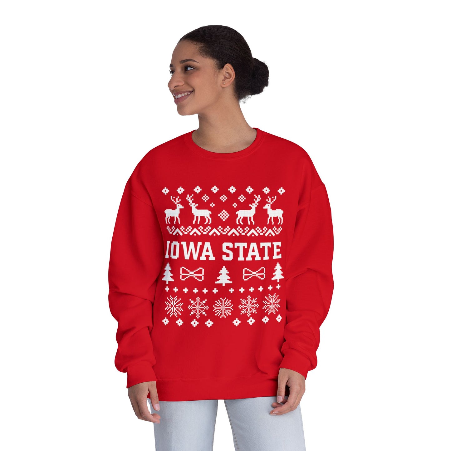 Iowa State Ugly Sweater Crewneck Sweatshirt