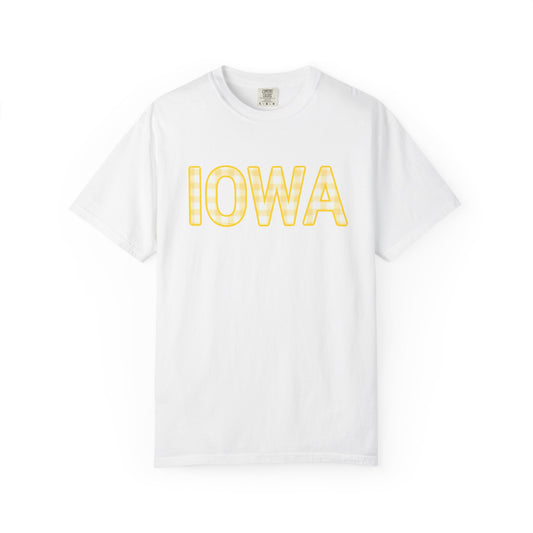 Iowa Gingham Tee