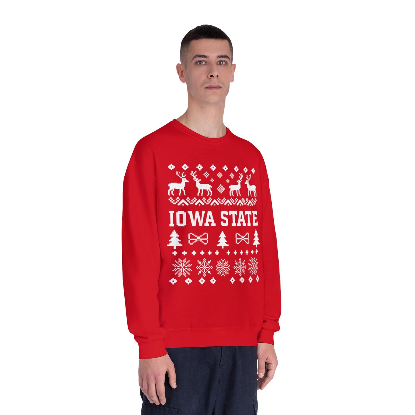 Iowa State Ugly Sweater Crewneck Sweatshirt