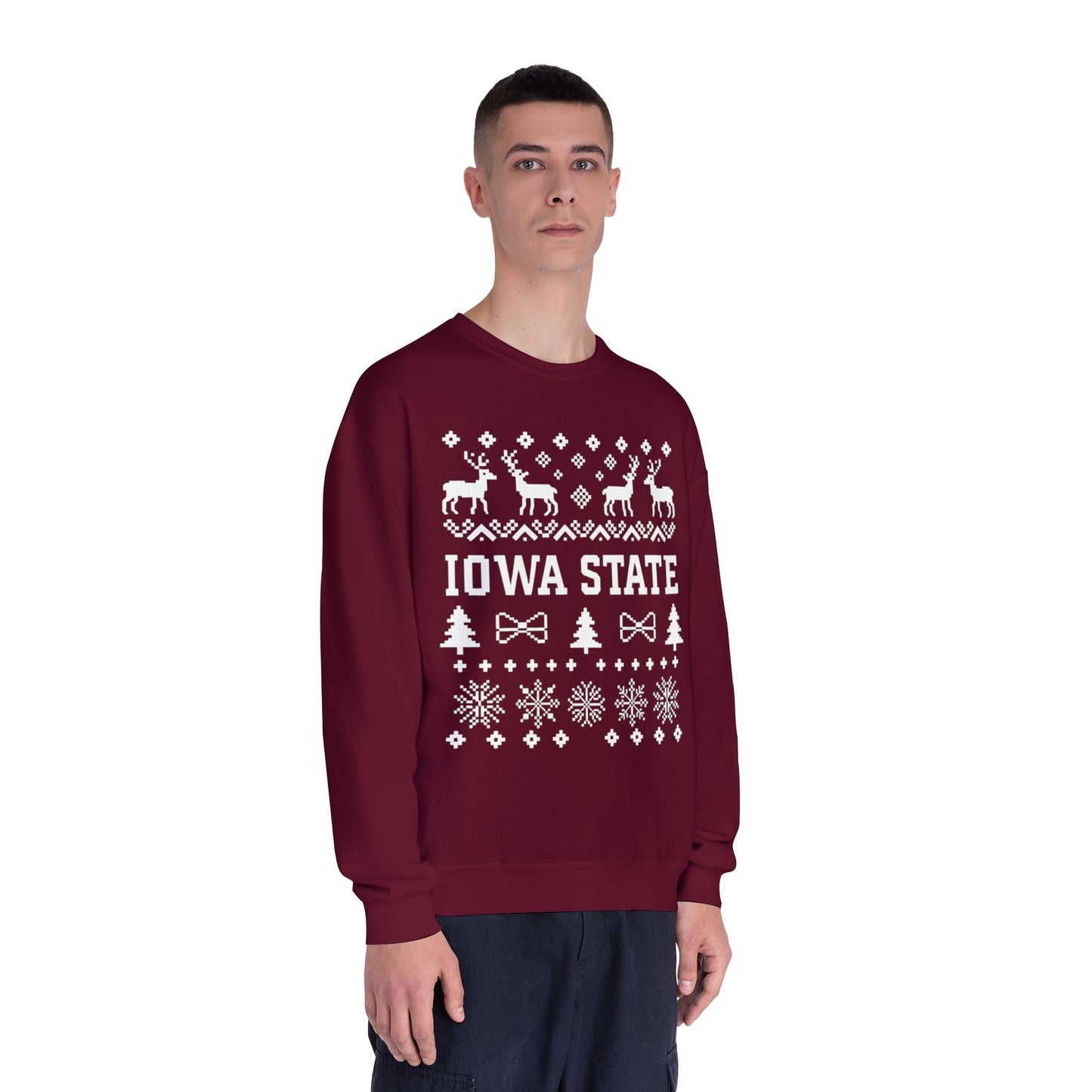 Iowa State Ugly Sweater Crewneck Sweatshirt