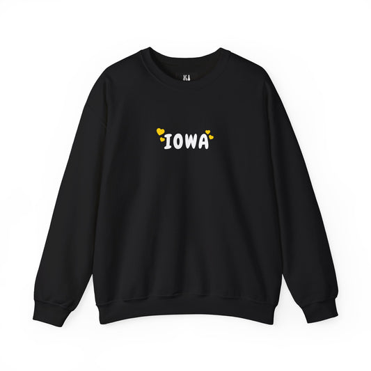 Iowa Hearts Crewneck Sweatshirt