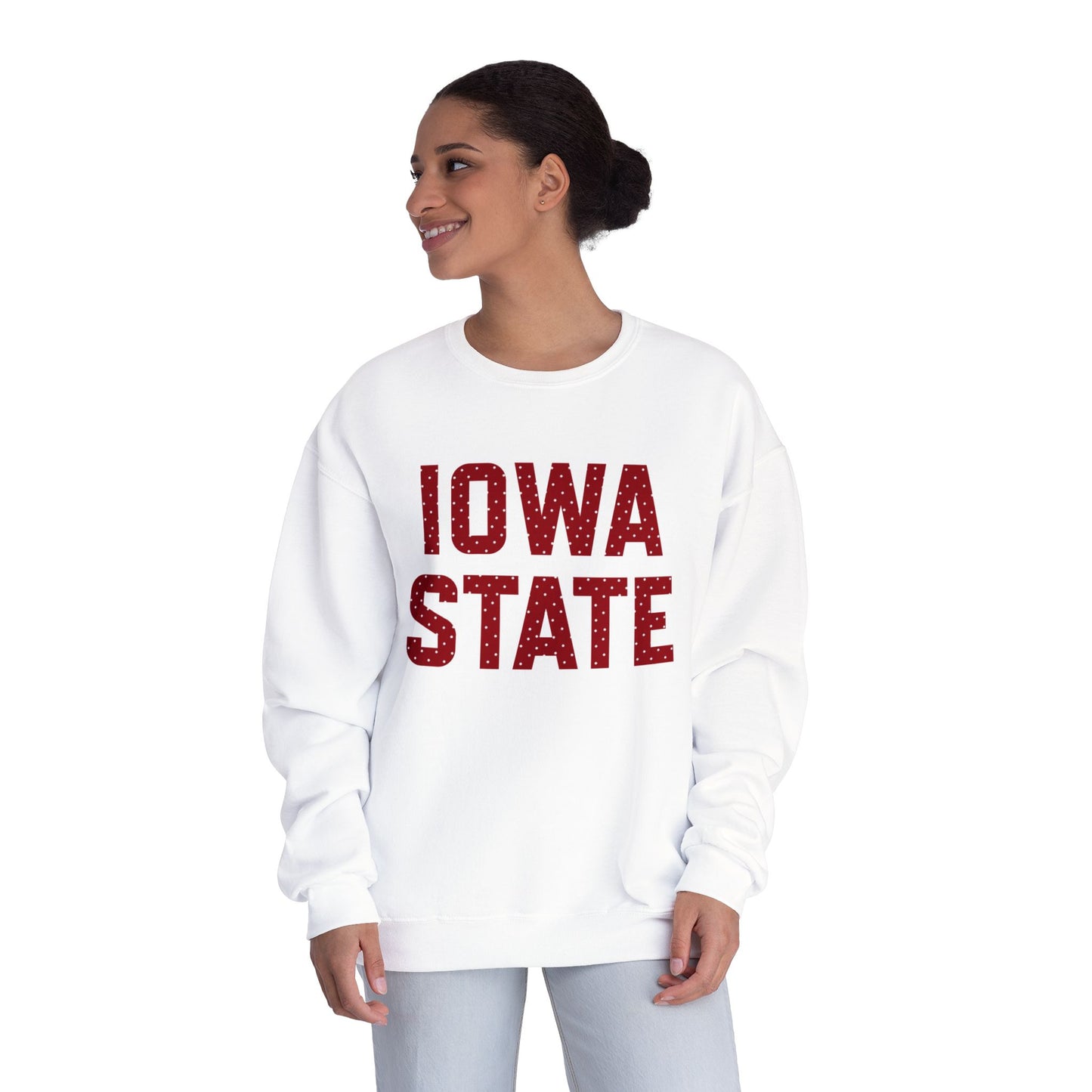 Iowa State Polka Dot Crewneck Sweatshirt
