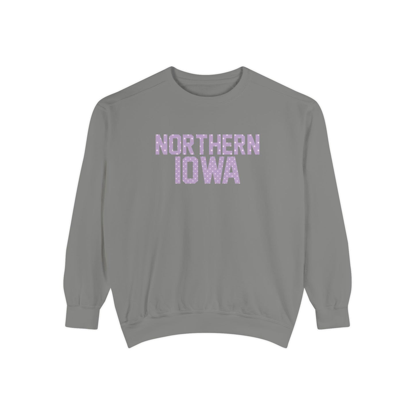Northern Iowa Polka Dot Crewneck Sweatshirt