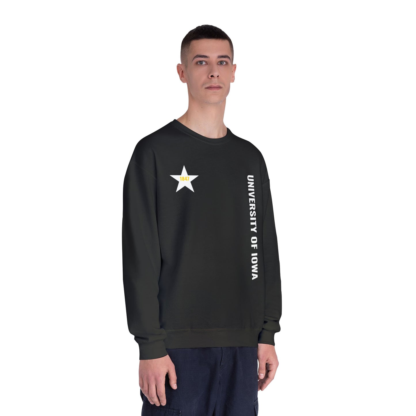 Iowa Simple Star Crewneck Sweatshirt