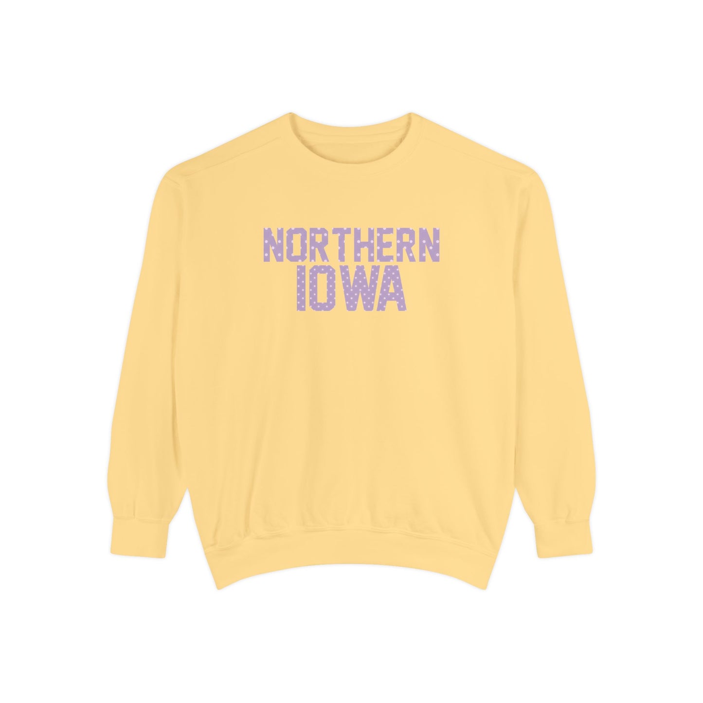 Northern Iowa Polka Dot Crewneck Sweatshirt