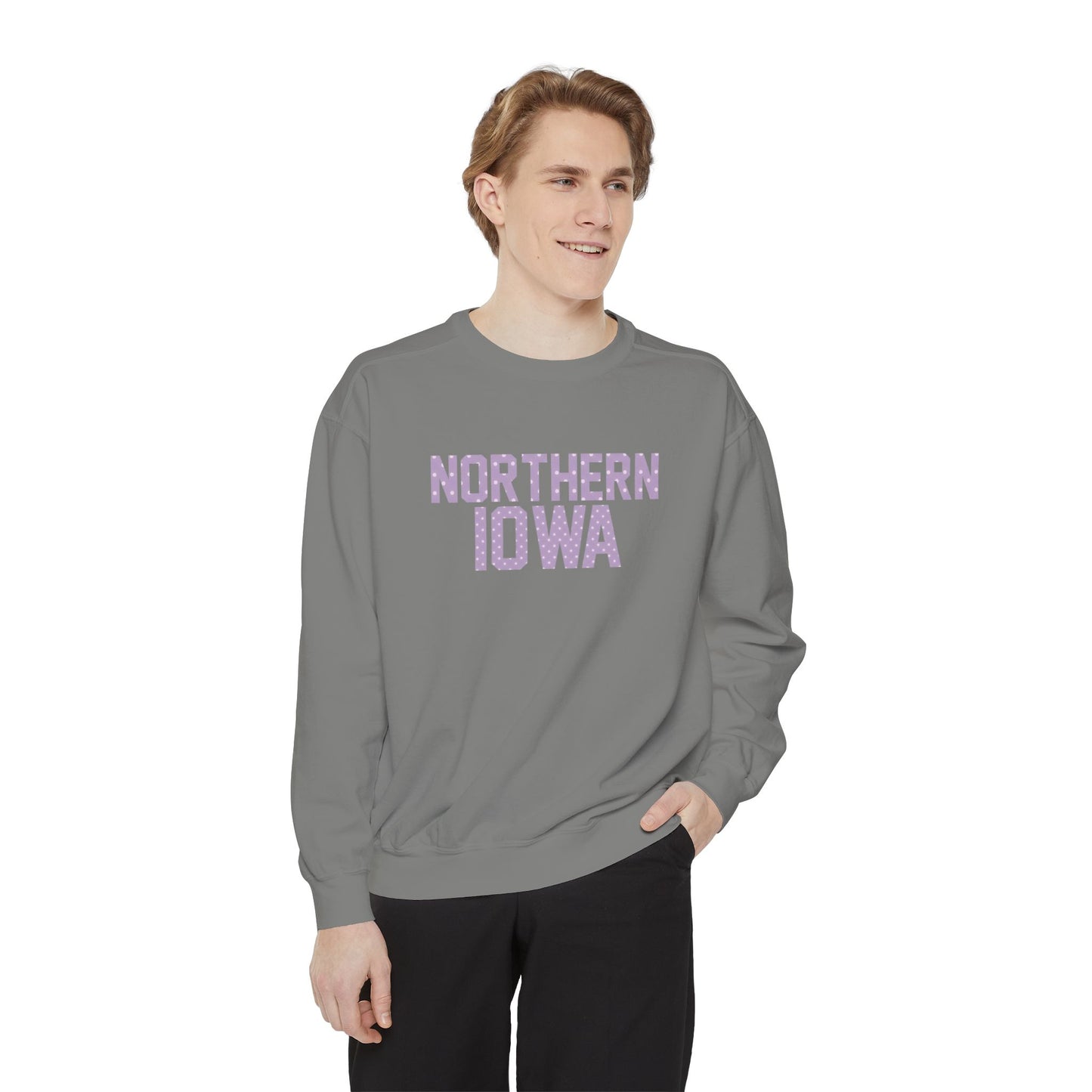 Northern Iowa Polka Dot Crewneck Sweatshirt