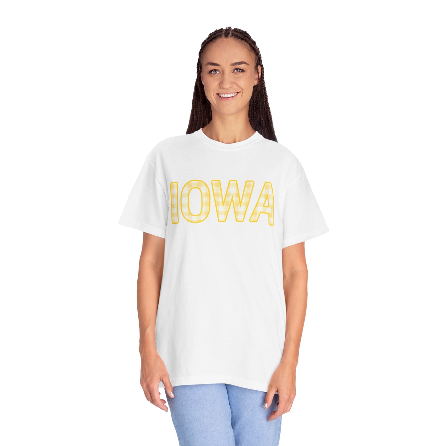 Iowa Gingham Tee