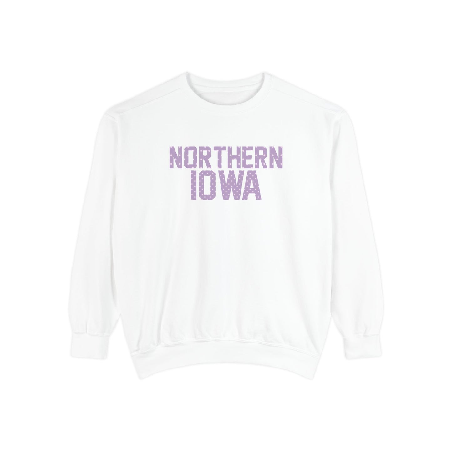 Northern Iowa Polka Dot Crewneck Sweatshirt