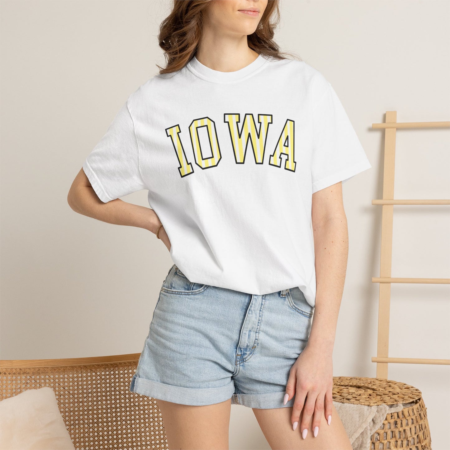 Iowa Striped Edit Tee
