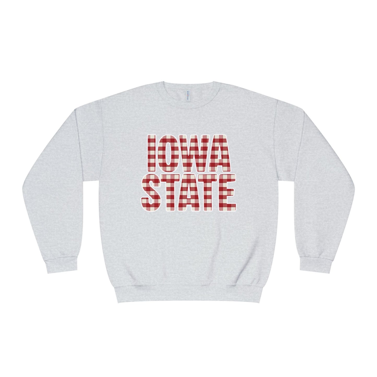 Gingham Iowa State Crewneck Sweatshirt
