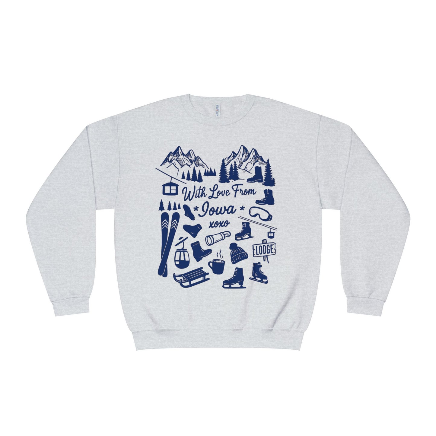 With Love From Iowa Crewneck Sweatshirt