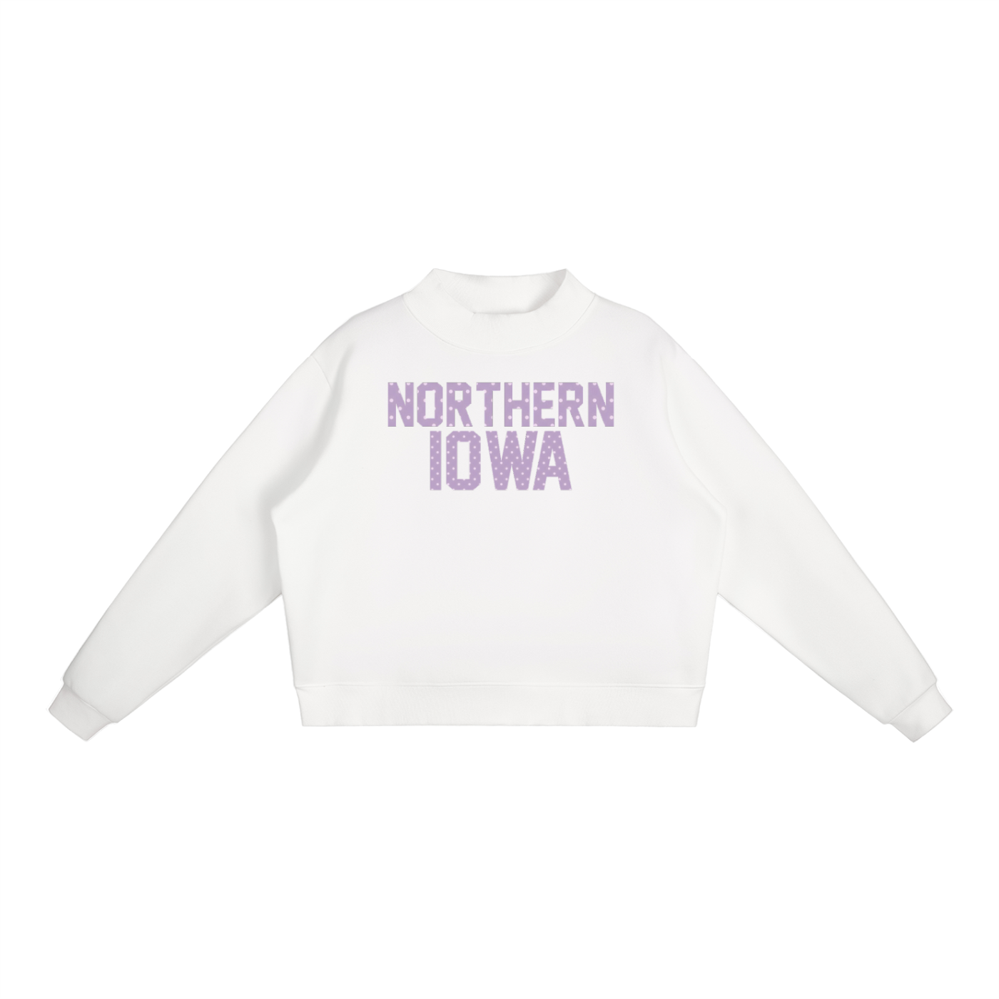 Northern Iowa Polka Dot Mockneck
