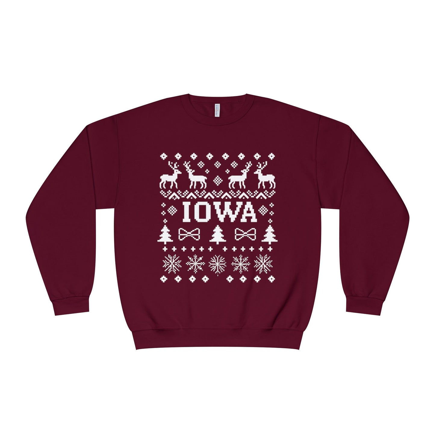 Iowa Ugly Sweater Crewneck Sweatshirt
