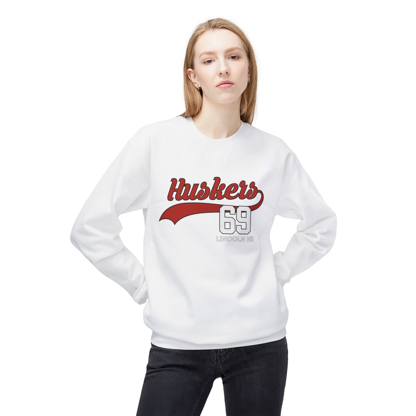 Nebraska Retro Crewneck Sweatshirt