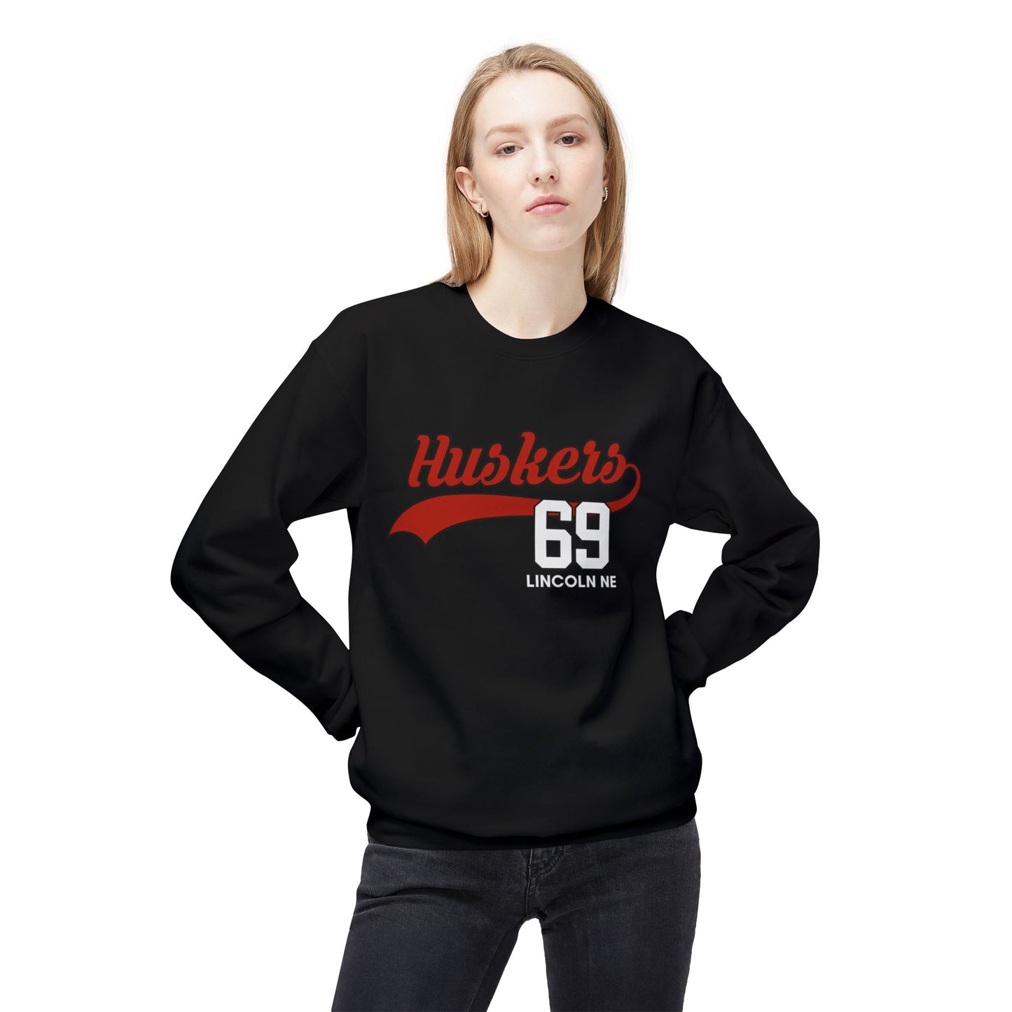 Nebraska Retro Crewneck Sweatshirt