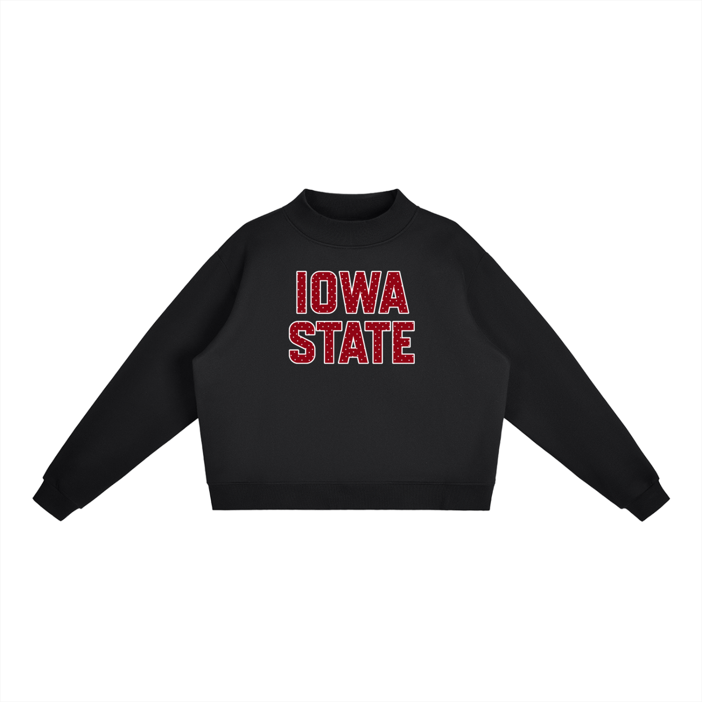 Iowa State Polka Dot Mockneck