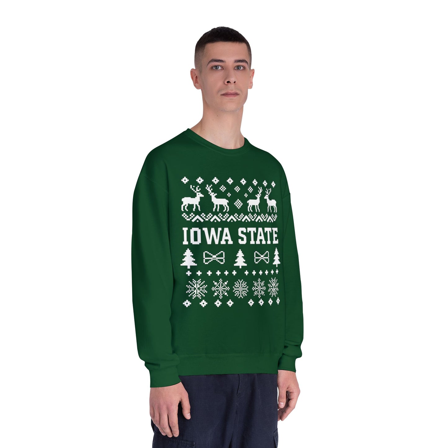 Iowa State Ugly Sweater Crewneck Sweatshirt