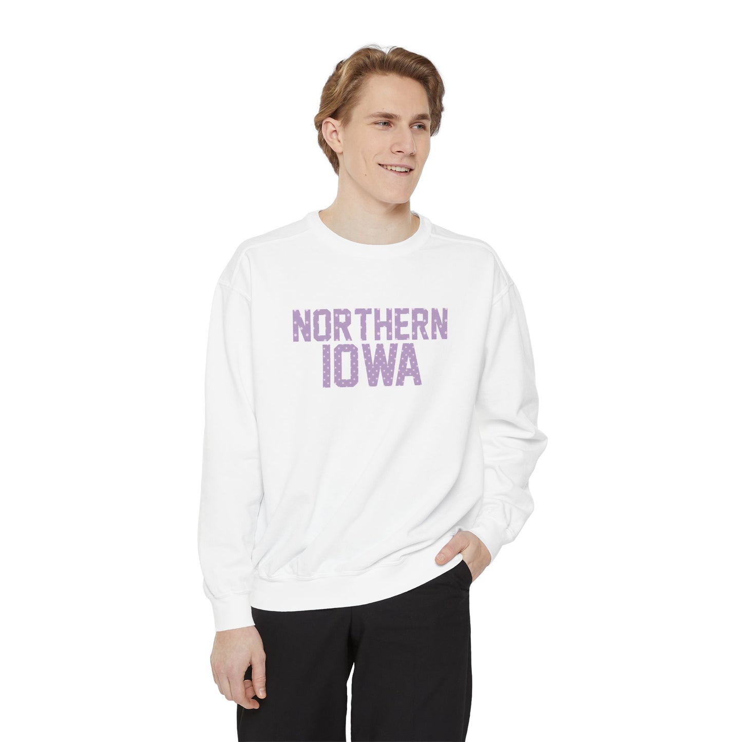Northern Iowa Polka Dot Crewneck Sweatshirt