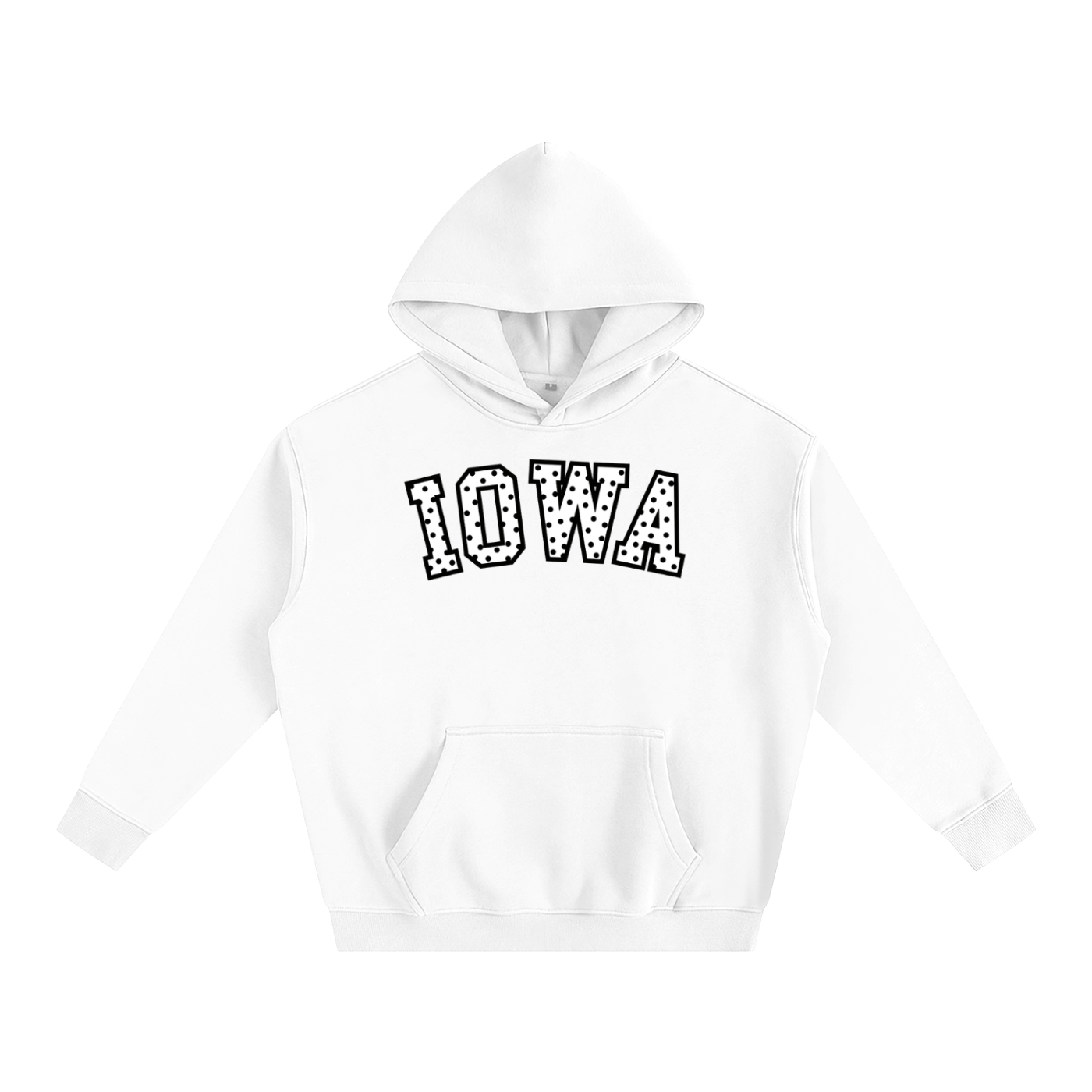 Iowa Polka Dot Hooded Sweatshirt