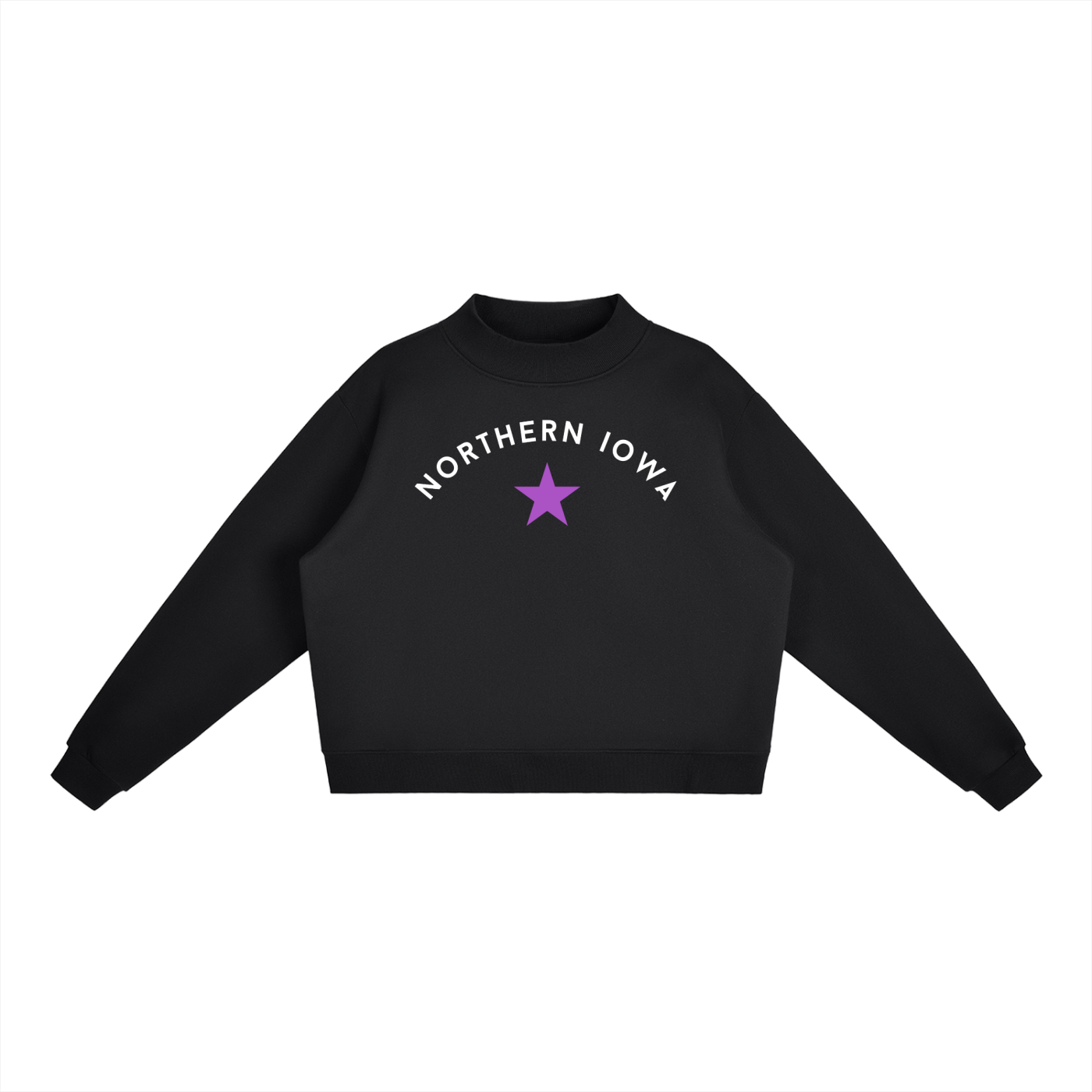 Northern Iowa Main Character Mockneck