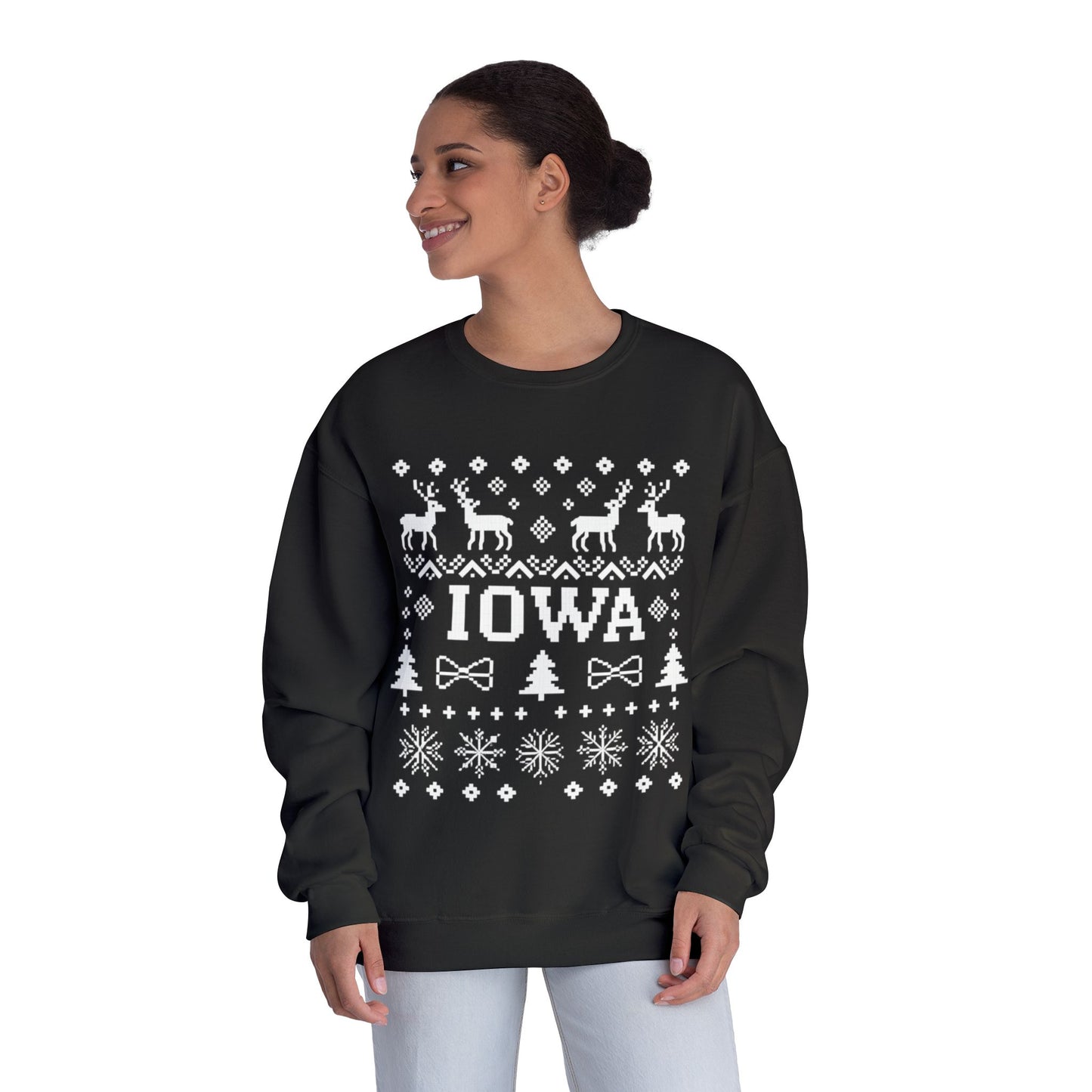 Iowa Ugly Sweater Crewneck Sweatshirt