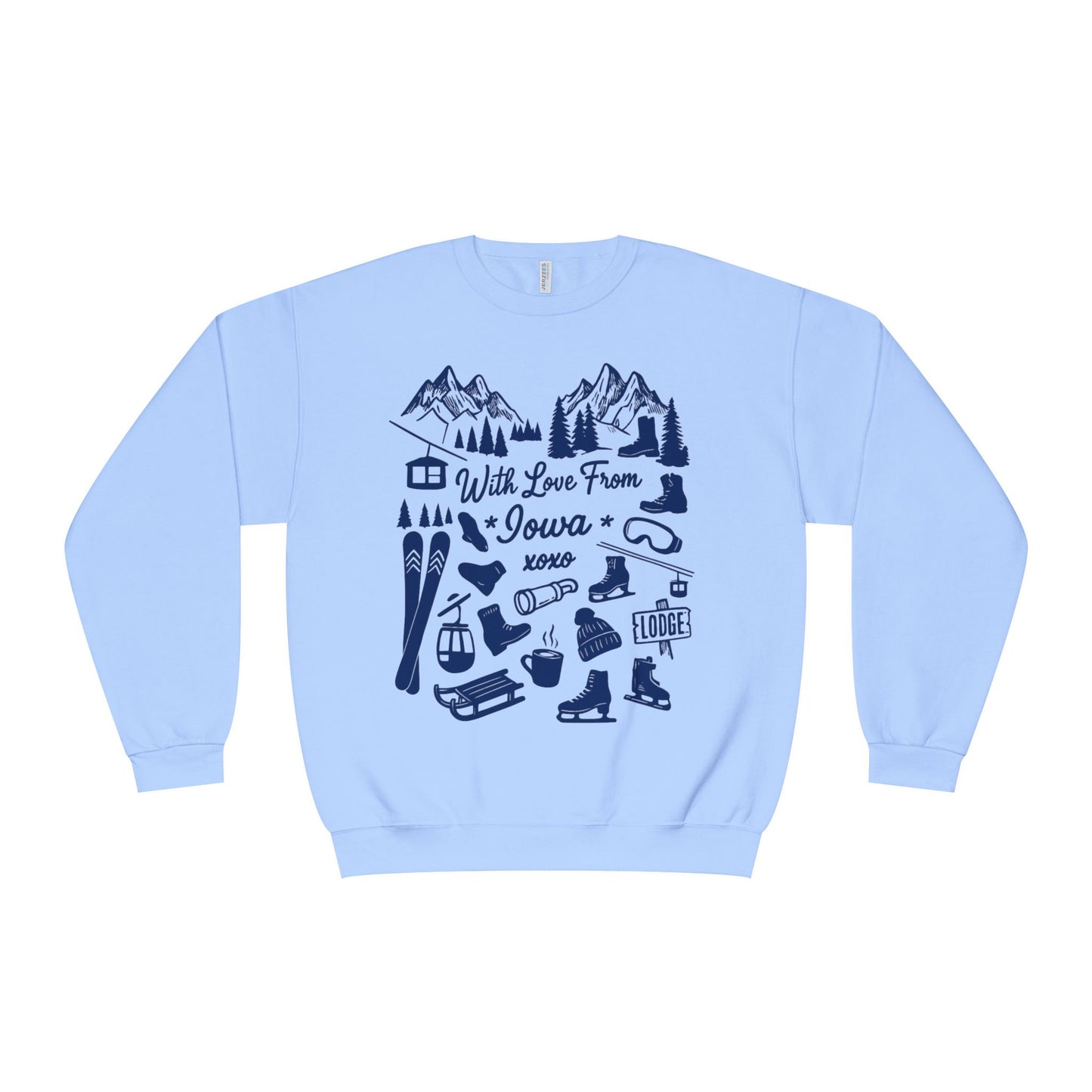 With Love From Iowa Crewneck Sweatshirt
