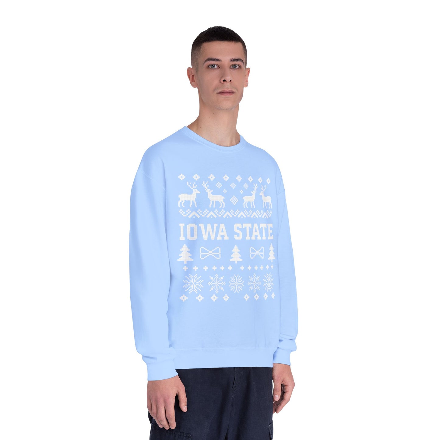 Iowa State Ugly Sweater Crewneck Sweatshirt