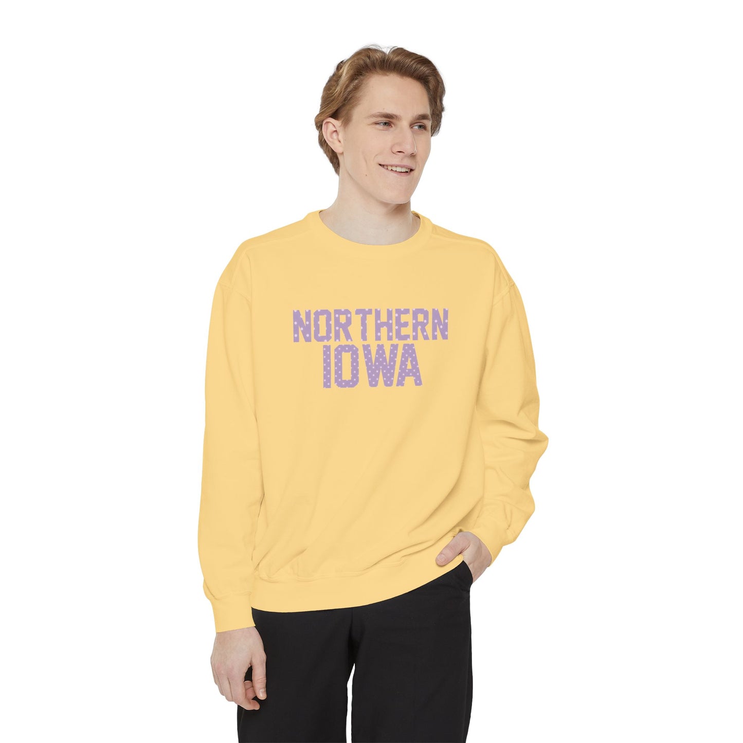 Northern Iowa Polka Dot Crewneck Sweatshirt