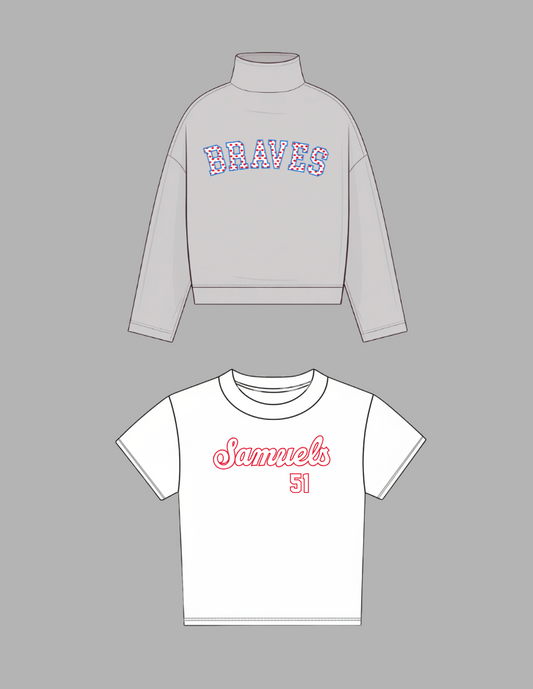 Mockneck and Baby Tee - Samuels